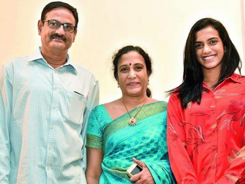 PV Sindhu Family, पी. व्ही. सिंधू , P. V. Sindhu
