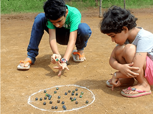 गोट्या । कंचा, Top 10 Most Popular Traditional Indian Games