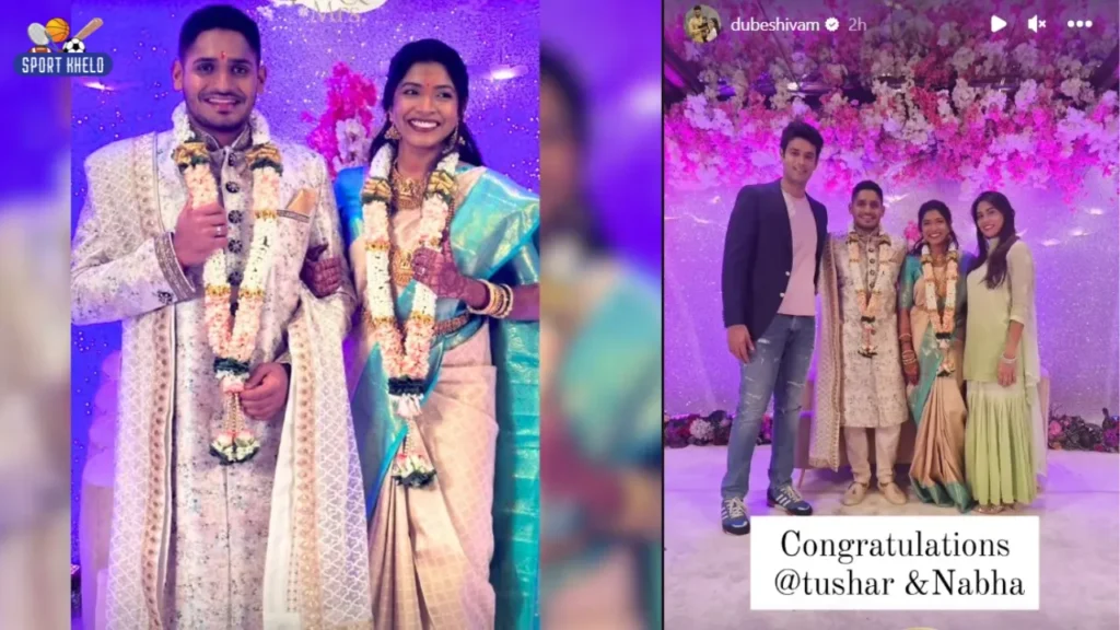 CSK star Tushar Deshpande gets married to Nabha Gaddamwar